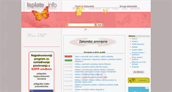 Desktop Screenshot of isplate.info